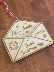 Santa Letter Ornament