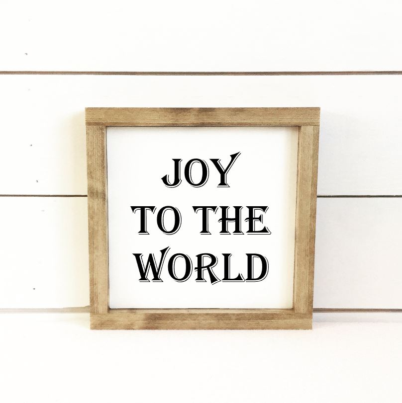 Joy To The World Sign